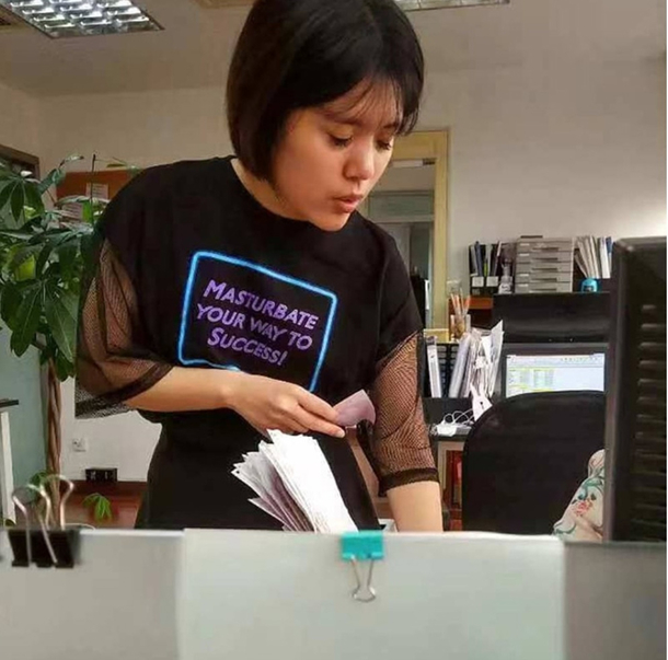 Wearing this to office takes a lot of guts