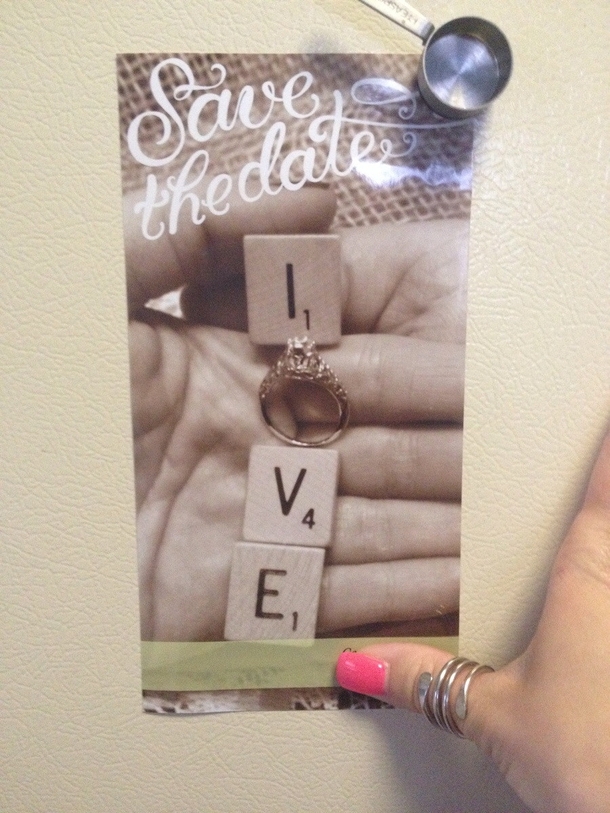 Wedding save-the-date fail