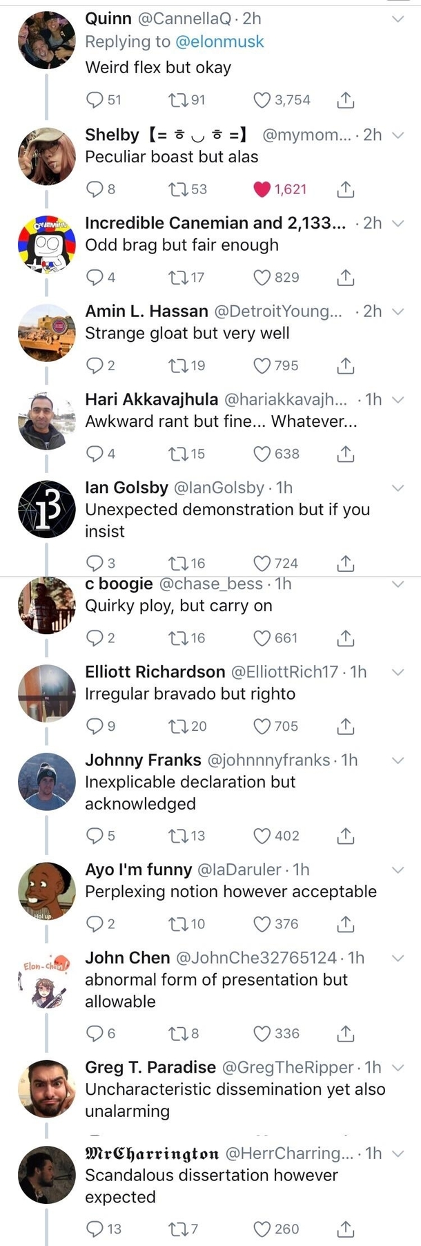 Weird flex but oh well