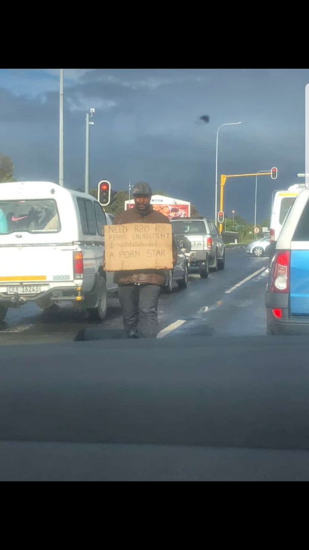 Well at least hes honest