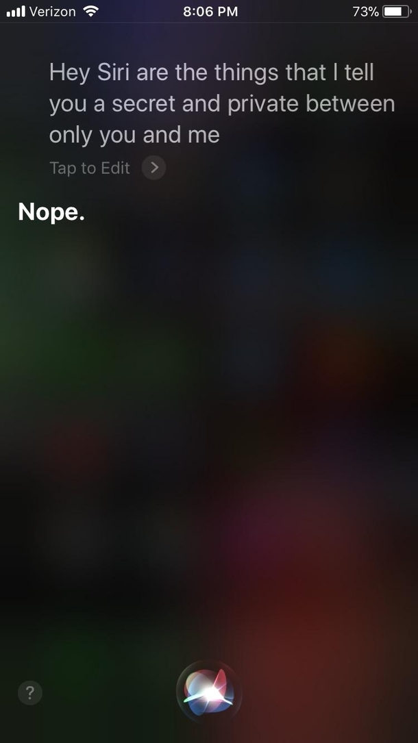 Well at least shes honest   