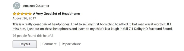 Well hes sold me