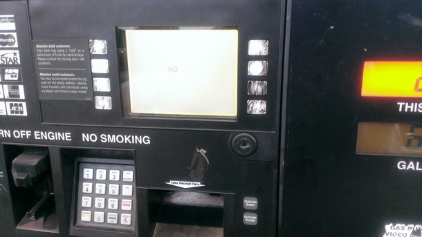 Well I guess I cant get gas today