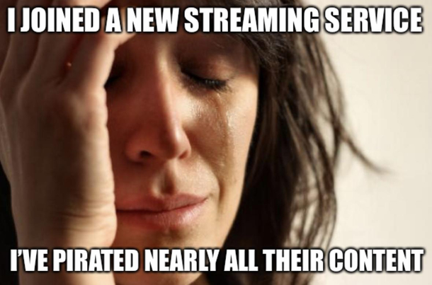 Well one less subscription I need