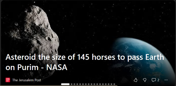 Well thank goodness its not the size of  elephants