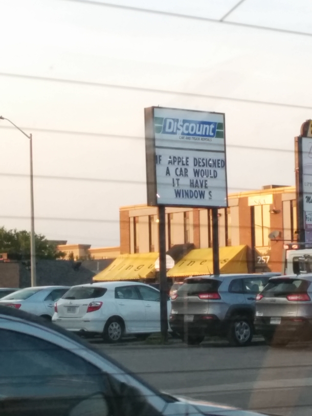 Well when you think about it it is a good question