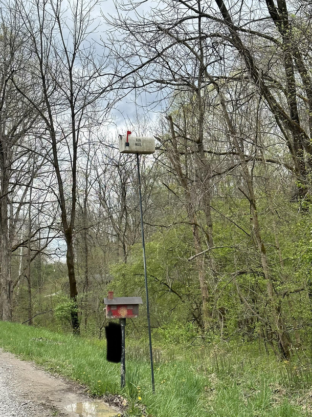 Went out for a back road ride today and saw this