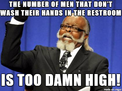 Went to a bar last night for a friends birthday Could not stop thinking about how I dont want to touch anything
