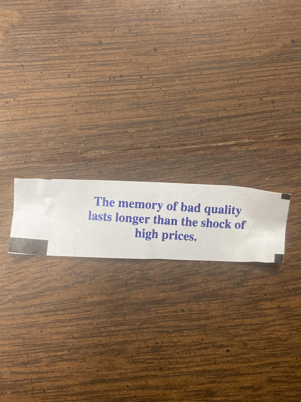 Went to a crapy Chinese buffet today