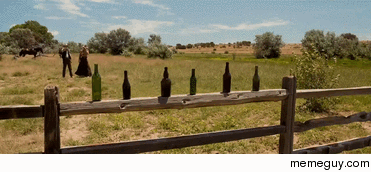 Went to a shooting range recently This sums up my experience