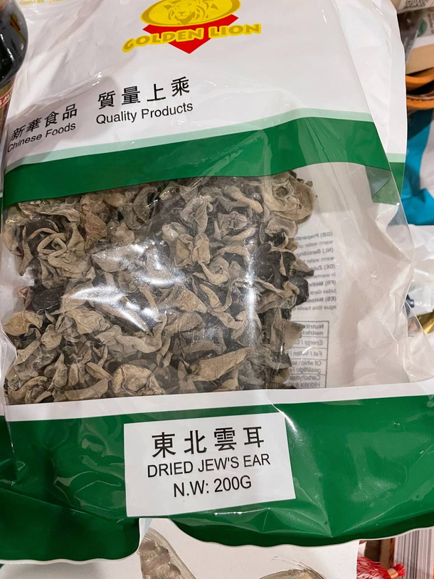 Went to buy myself some Jews Ear for Thanksgiving meal