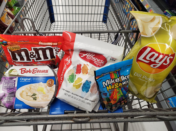 Went to buy tampons this is what is in my cart so far