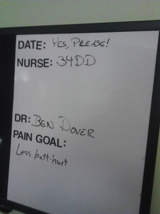 Went to hospital for emergency appendectomy found my friends had done this when I awoke