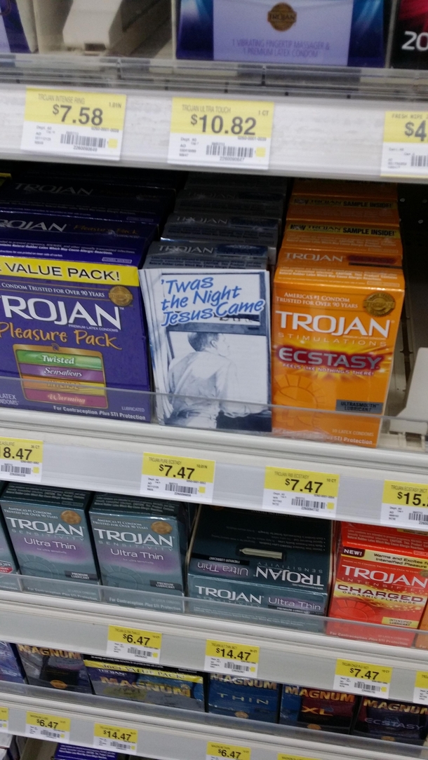 Went to Walmart for condoms
