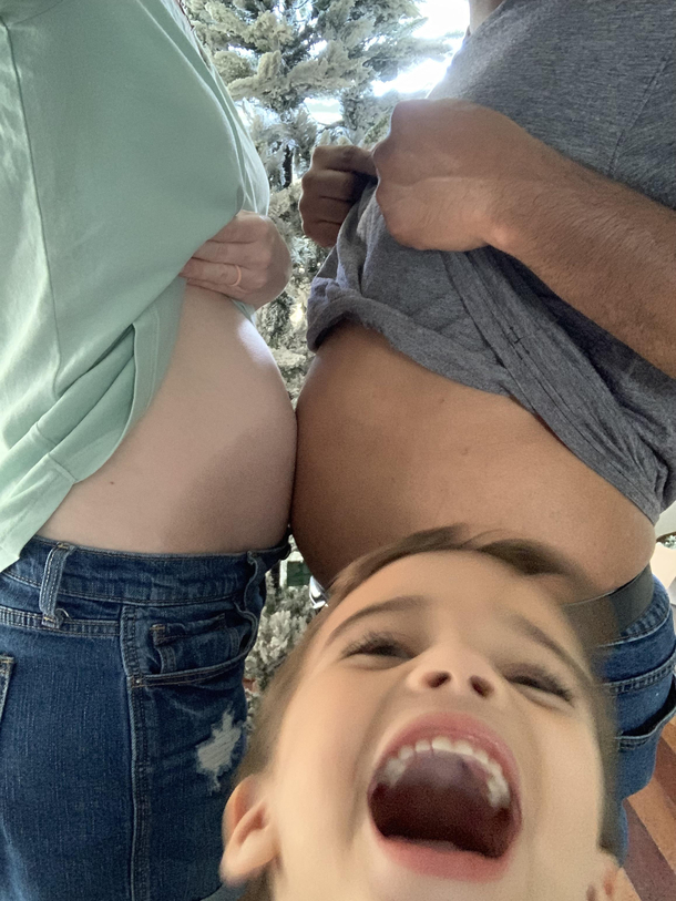 Were expecting but she didnt want me to share this to our family She didnt say anything about the internet
