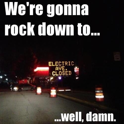 Were gonna rock down to Nevrmind