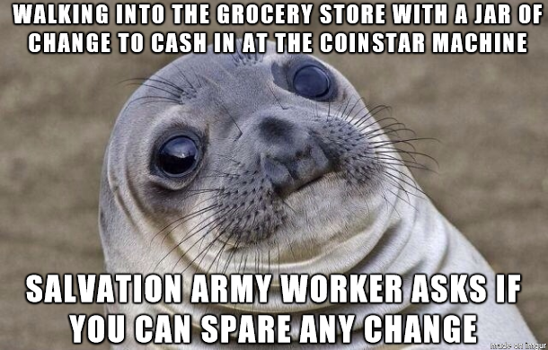 Weve all been in this situation during the holiday season