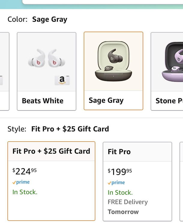What a deal only  for a  gift card
