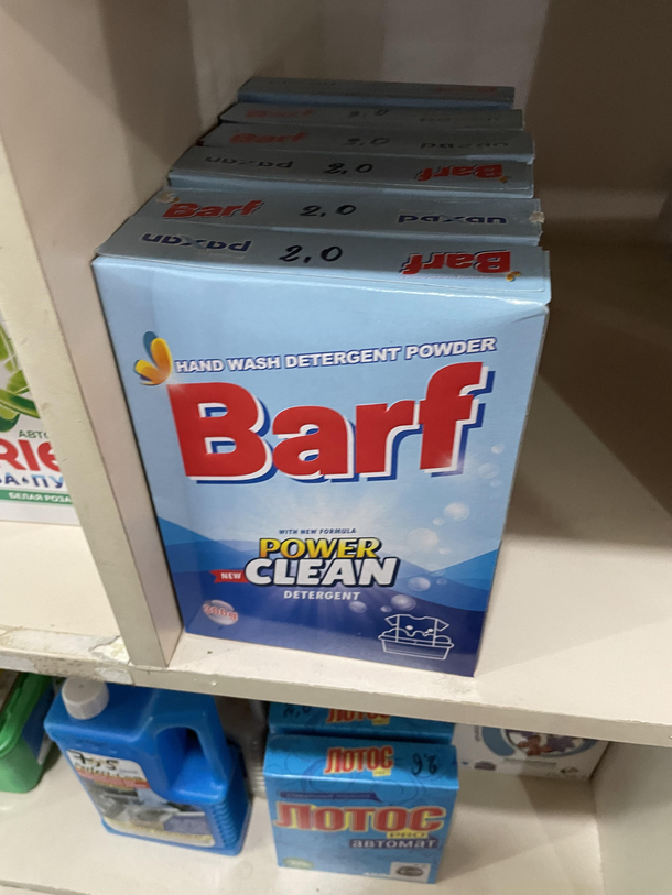 What a name for a detergent