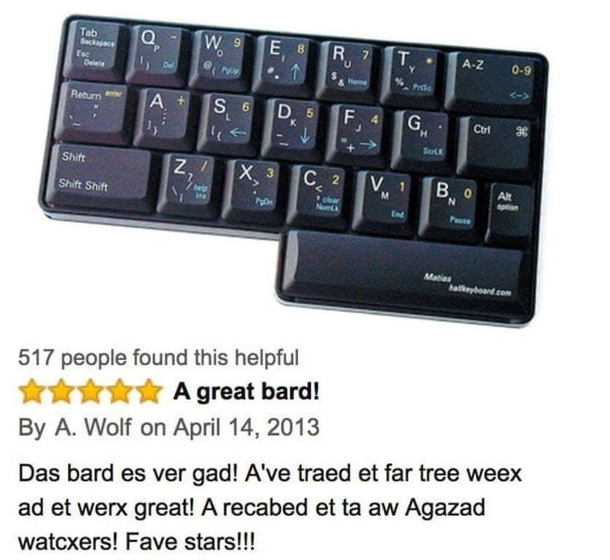 What a review