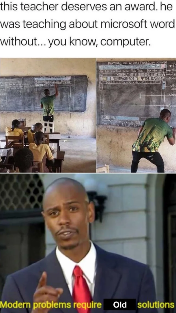 What a teacher