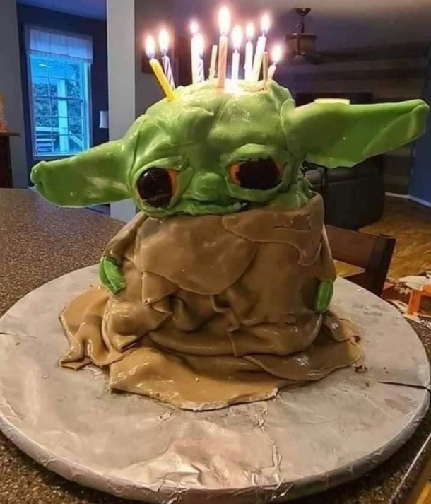 What an interesting birthday cake