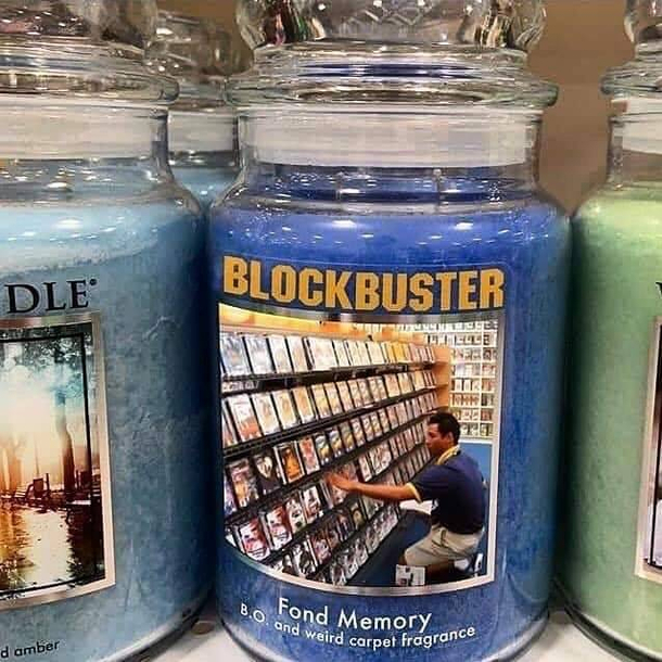 What did Blockbusters smeel like