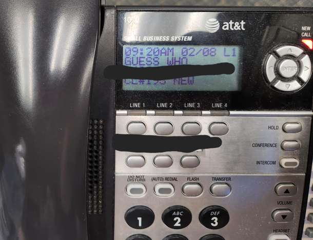 what do you mean guess who caller ID