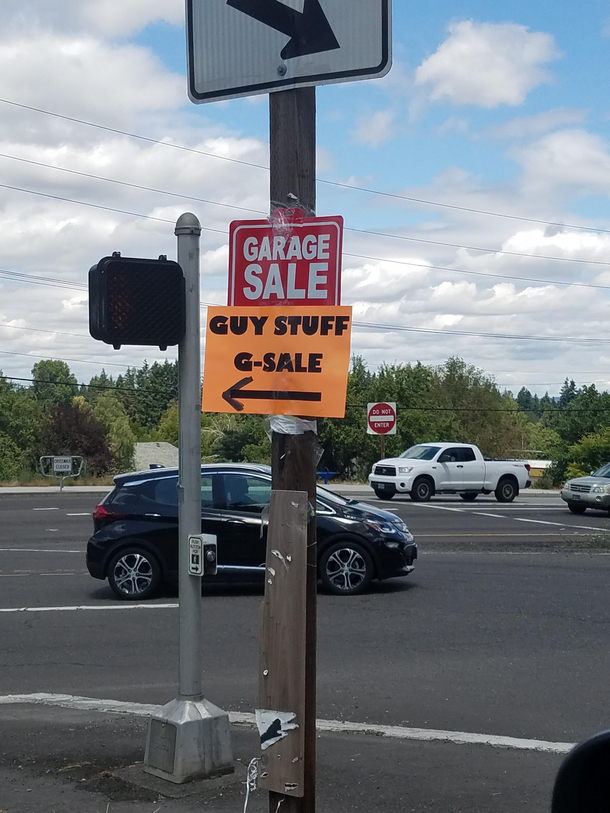 What do you think is sold at this garage sale I was thinking about checking it out wearing my best mustache on a stick