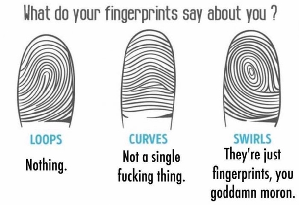 What do your fingerprints say about you