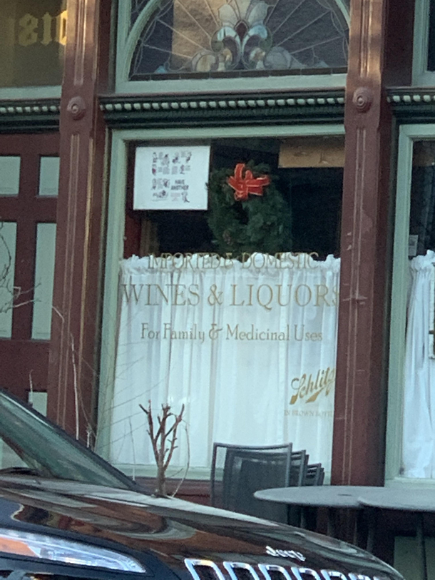 What else would wine and liquor be for