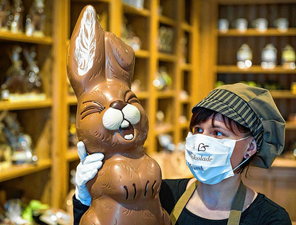 What Exactly is She Doing to the Easter Bunny