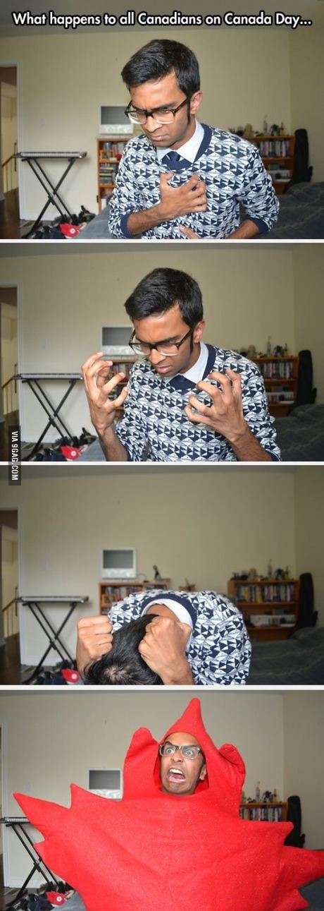 What happens to Canadians on Canada Day
