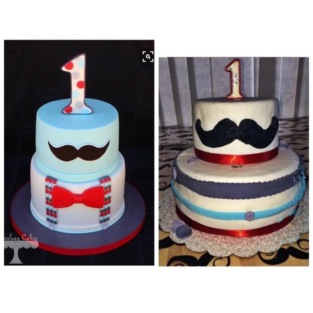What I asked for my sons st birthday on the left VS what we got on the right