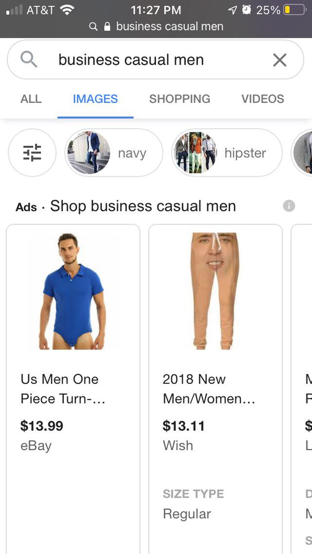 What I google vs What Im advertised