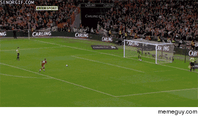 What I like to think happens when they miss a shot on goal during the world cup