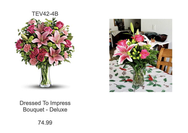 What I Ordered What Mom Got
