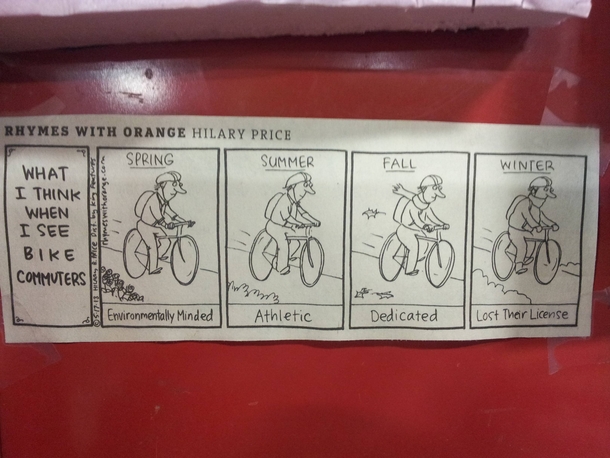 What I think when I see bike commuters