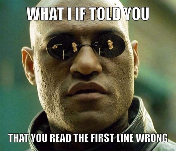 What If I Told You