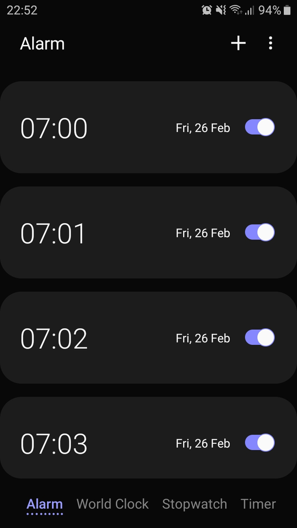 What if the first doesnt wake me up