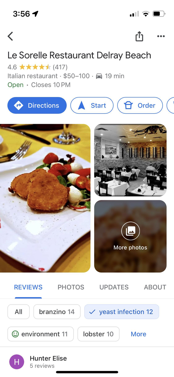 What is going on at this restaurant