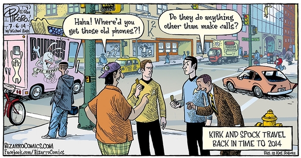 What Might Happen If Kirk and Spock traveled Back in Time to 