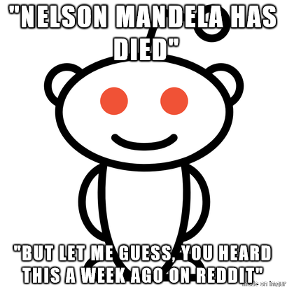 What my friend said to me when he found out Mandela had died