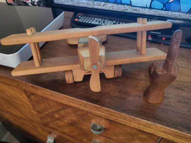 what my mom whittled as a kid vs what my dad whittled as a kid