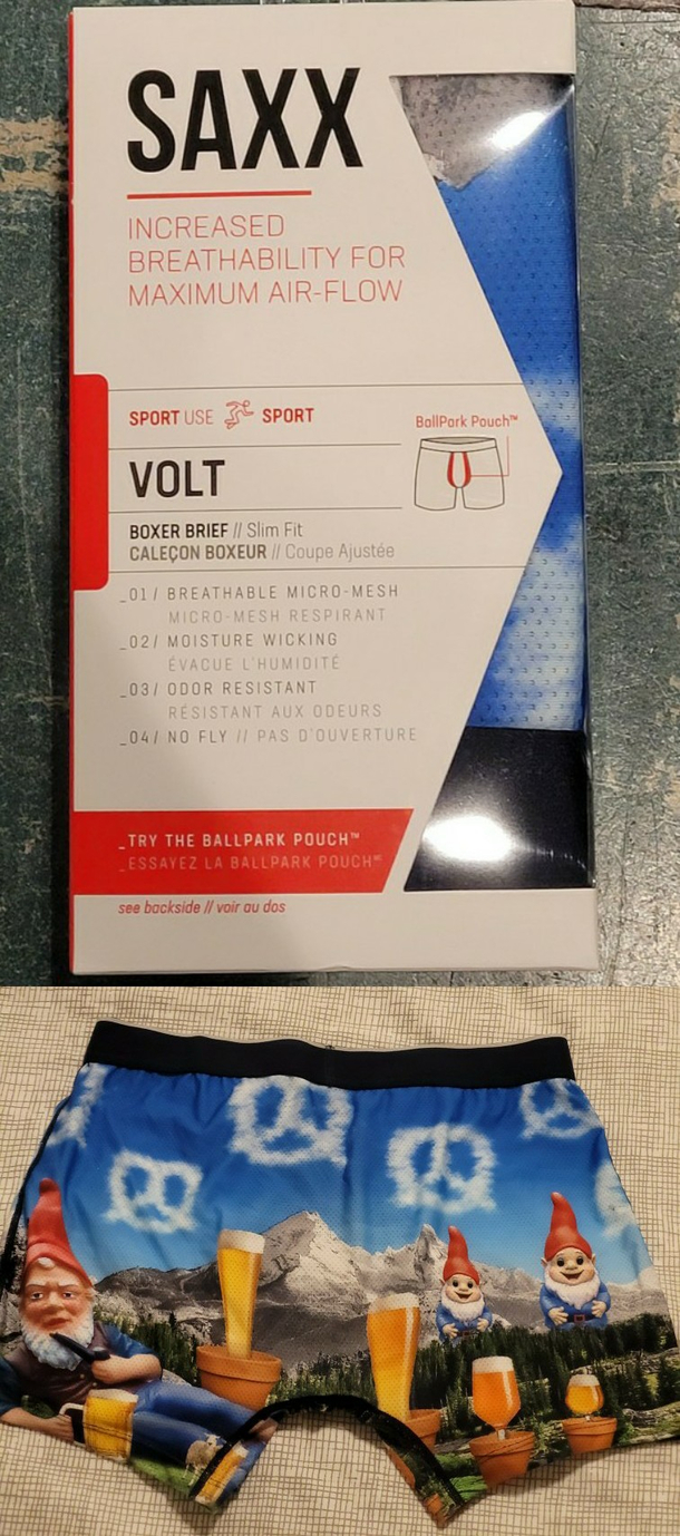 What my underpants looked like in the box vs what they actually looked like after Id bought them