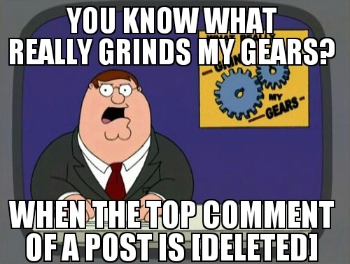 What the fuck did it say And why is it gone now