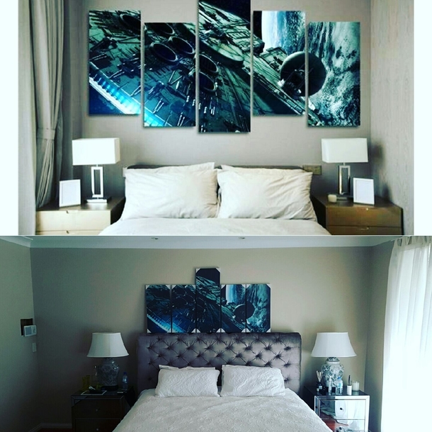 what the website showed me vs whats in my room