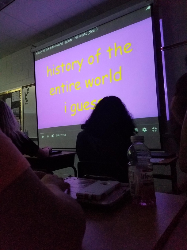 What we watched today in history class
