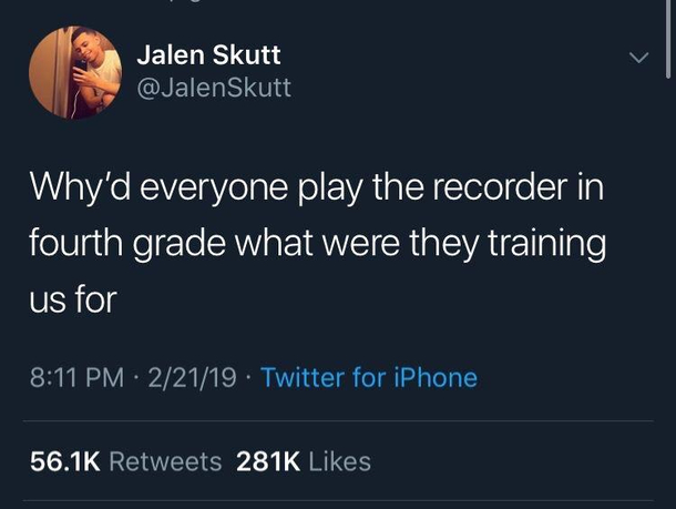 What were they training us for