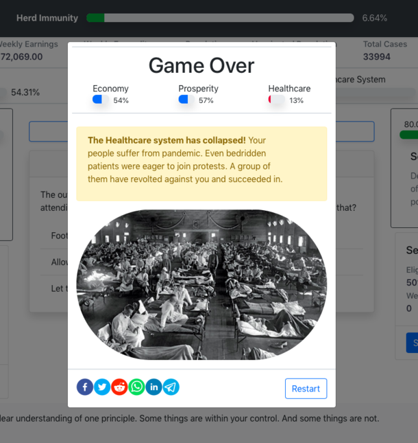 What would happen if I governed this pandemic
